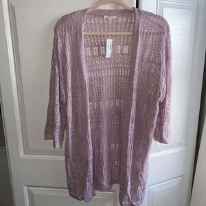Maurice’s Cardigan Sweater Women’s Small Lilac Purple NWT